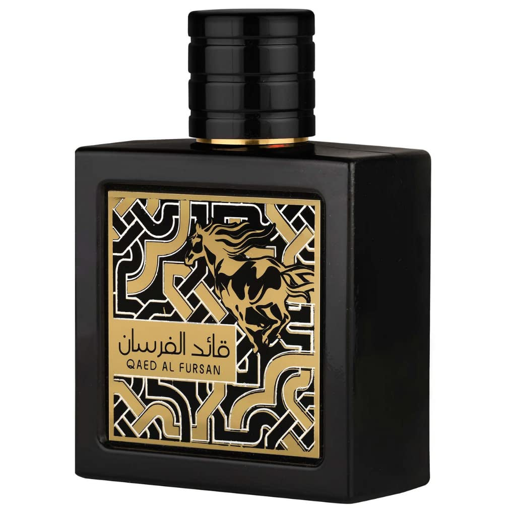 Qaed Al Fursan - Oriental, Fruity, Fresh, Amber Wood - Eau De Parfum Long-Lasting Fragrance for Unisex, 3.40 Ounce / 100 Ml
