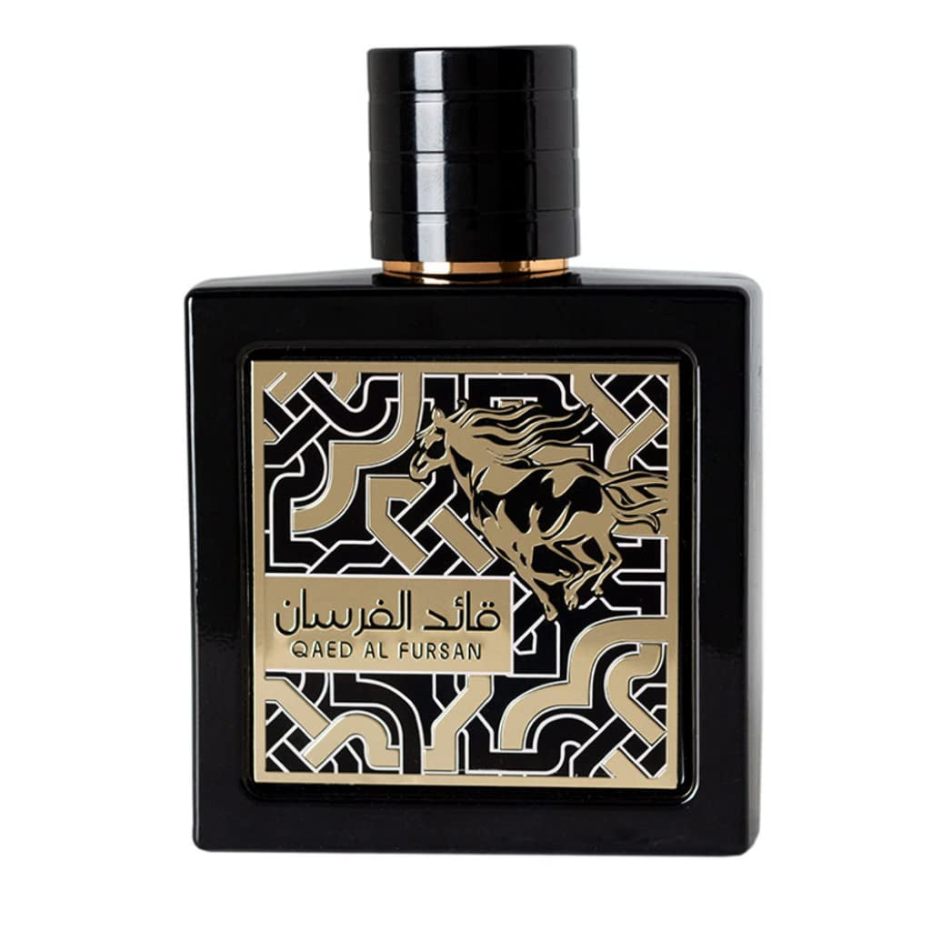 Qaed Al Fursan - Oriental, Fruity, Fresh, Amber Wood - Eau De Parfum Long-Lasting Fragrance for Unisex, 3.40 Ounce / 100 Ml